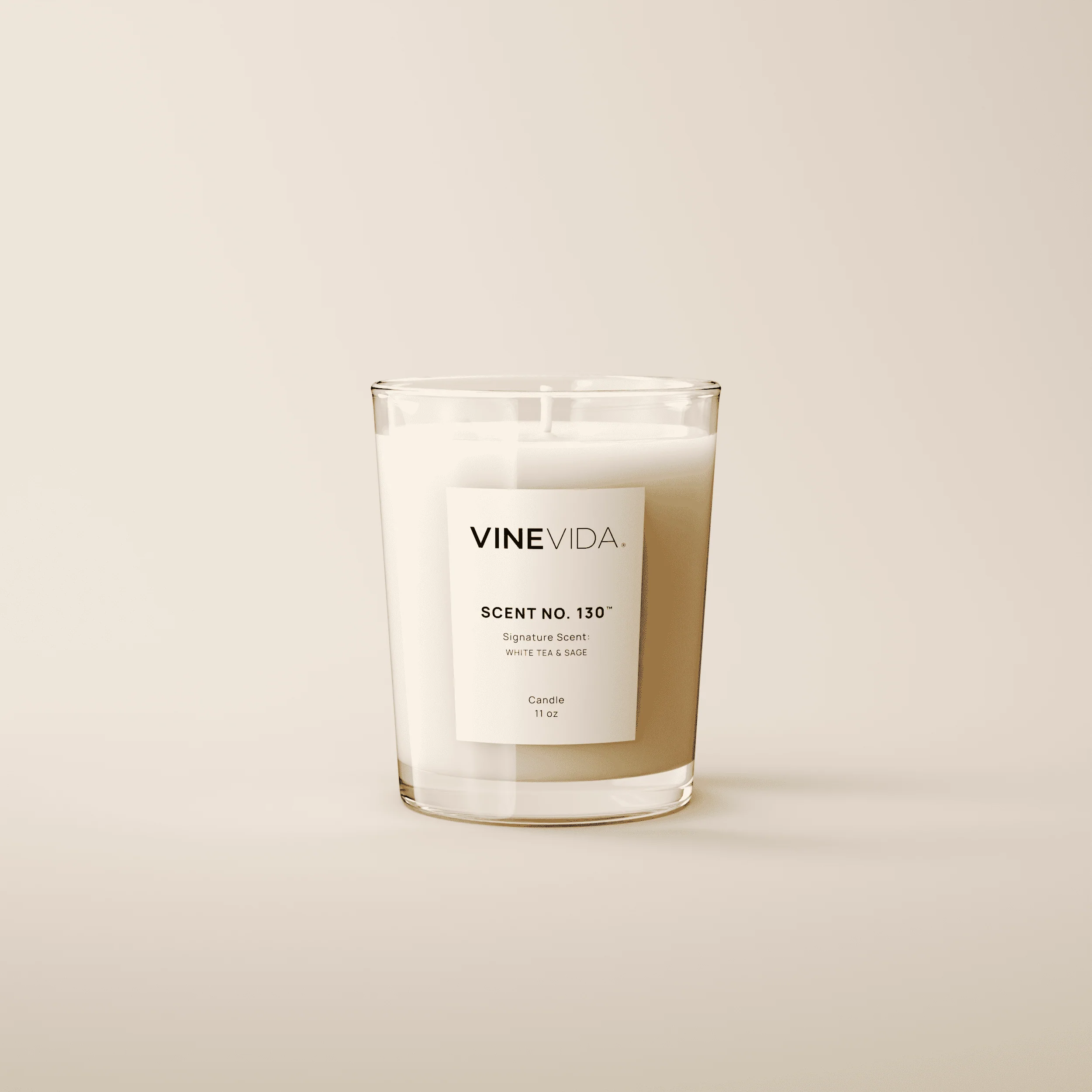 NO. 130 Candle - White Tea & Sage