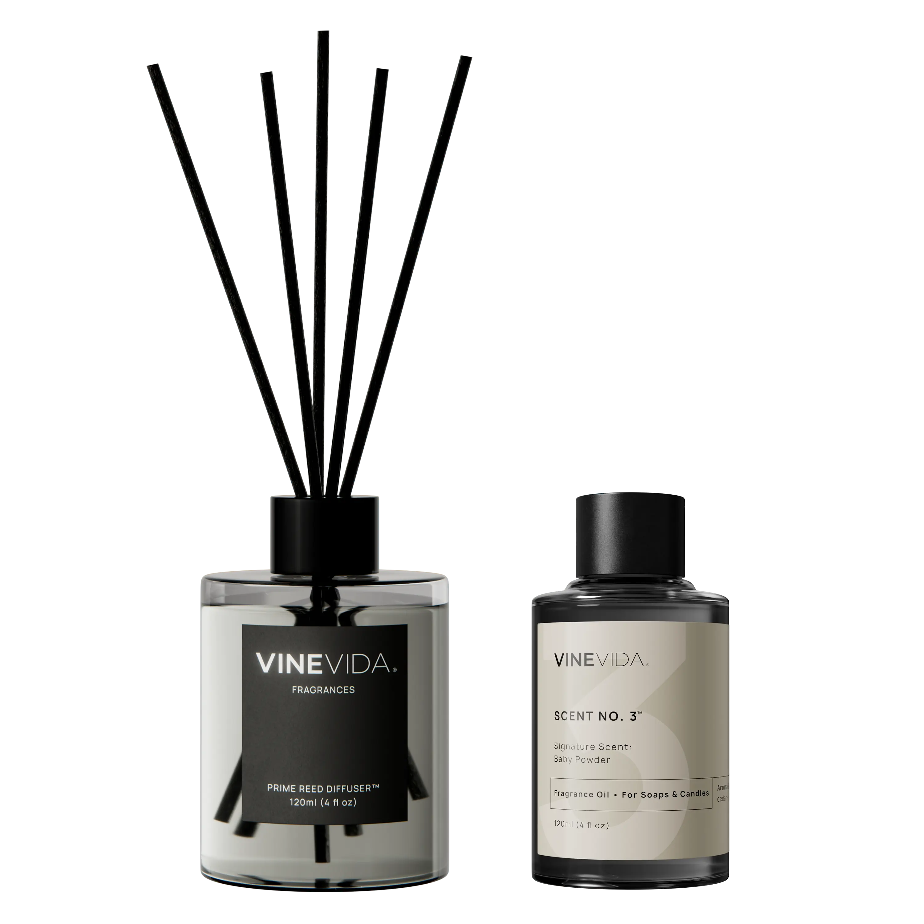 NO. 3 Reed Diffuser - Baby Powder - Image 2